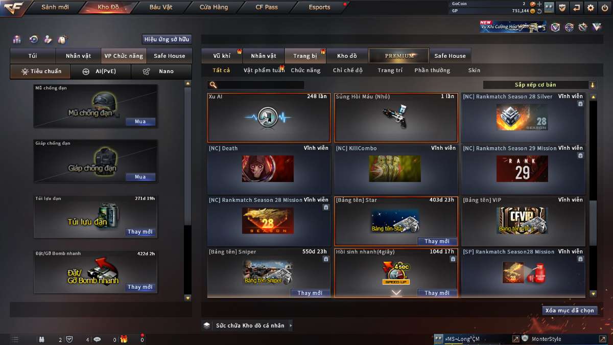 shop acc cf uy tin gia re